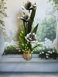 Elegancka kompozycja z magnoliami